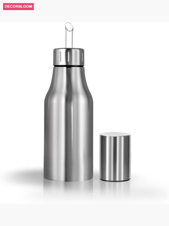 Other - Stainless Steel Oil Dispenser Bottle - Leak-Proof Olive Oil Decanter for
